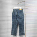 Louis Vuitton Logo-Embroidered Jeans